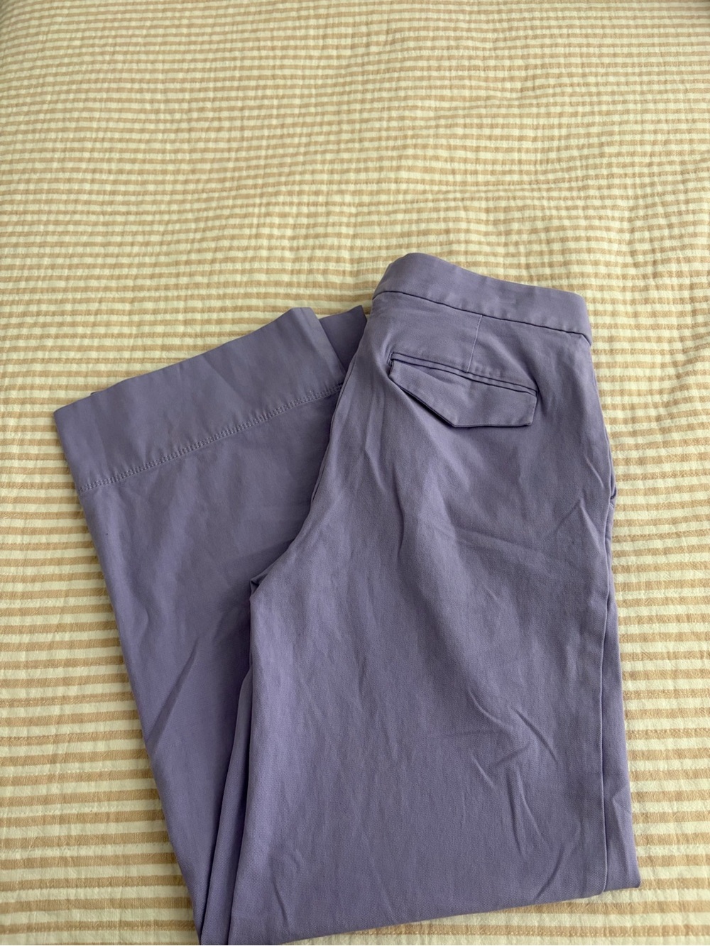 Ann Taylor Lavender Cropped Ankle Pants